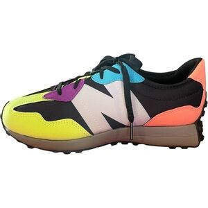 New Balance Women's Neon Yellow, Coral, Teal & Purple Athletic Sneaker
